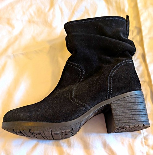 Moshulu black suede - black, ankle