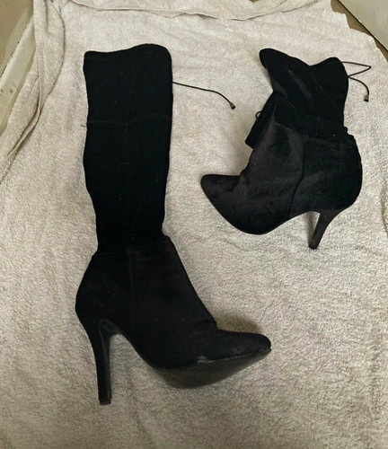 Shein women black suede - women’s,