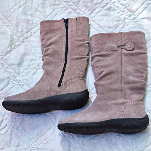 Hotter women grey suede - grey,