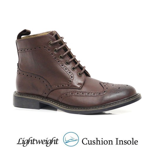 Mens leather boots smart - mens,