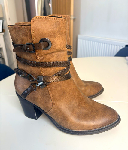 Marco tozzi brown - tozzi, ankle