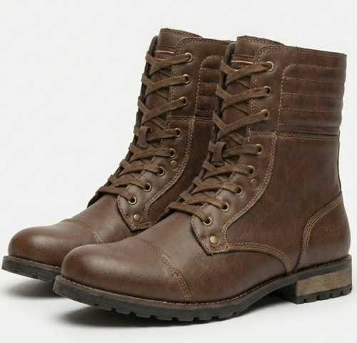Mens combat boots - combat, lace