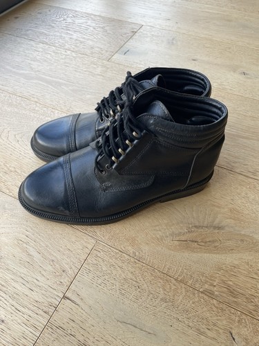 Men firenze black leather - black,