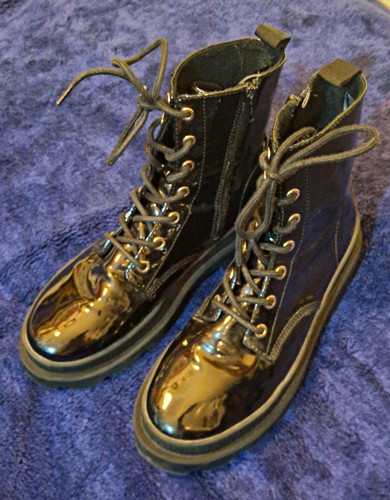 Women black patent - black,