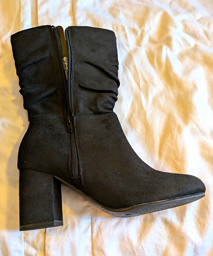 Lipsy black suede - black,