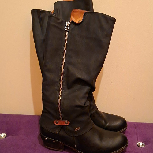 Rieker women black leather - women’s,