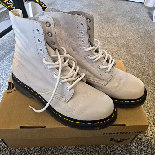 Martens 1460 white leather - dr.,