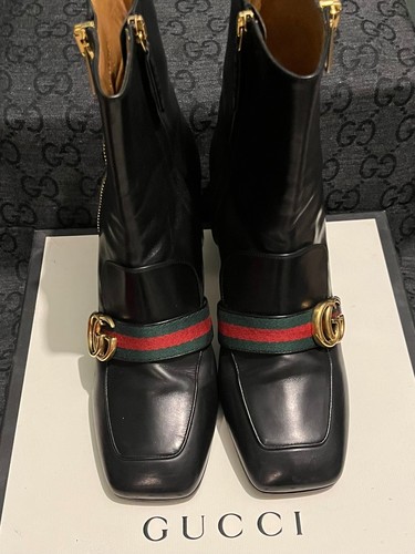 Gucci marmont leather ankle - marmont,