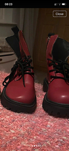 Women red combat ankle - women’s,