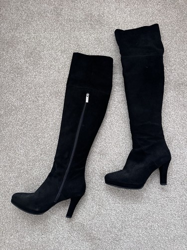 Duo boots over - over-the-knee, heeled