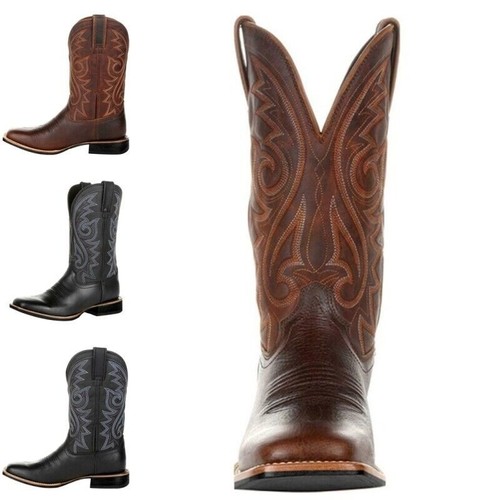 Cowboy boots faux - boots, leather