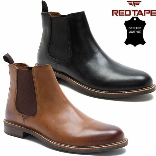 Mens leather chelsea - leather,