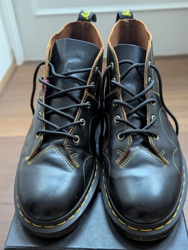 Martens black leather - dr,