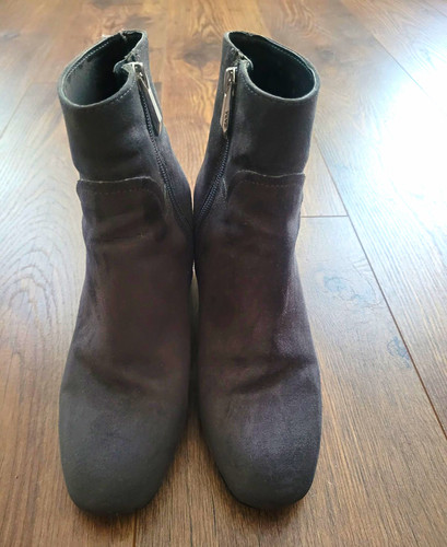 Zara grey suede - suede, helled
