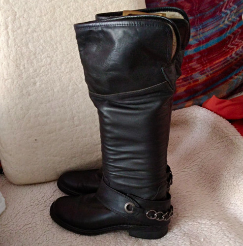 Women black knee - 5, high