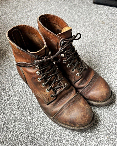 Red wing shoes men brown - red, men's