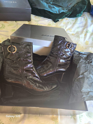 Aquatalia black patent - aquatalia,