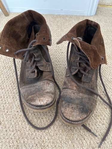 Womens distressed brown