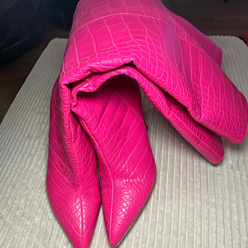 Primark pink croc - pink, leather
