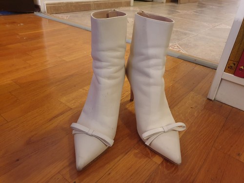 Red valentino bow ankle boots - valentino,