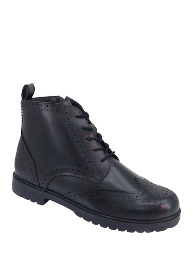Mens leather wide fit - mens,