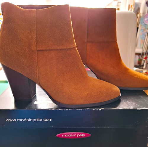 Moda pelle kirra tan suede - tan,