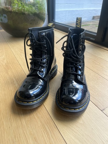 Martens black patent - martens,
