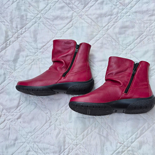 Hotter women red leather - women’s,