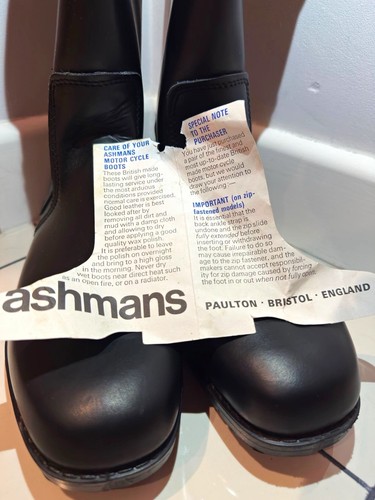 Ashmans black leather knee - ashmans,