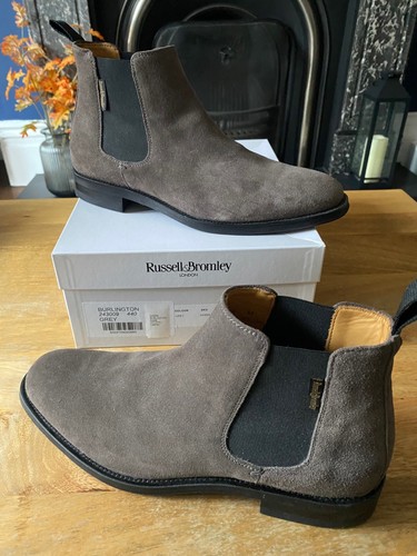 Russell bromley grey suede - bromley,
