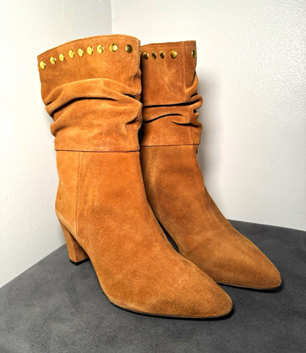 Women brown suede slouch - women's,