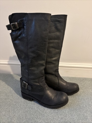 Fat face leather knee - knee, high