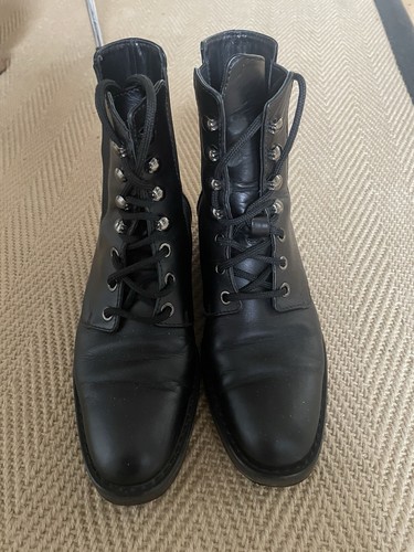 Maxmara combat ankle boots - maxmara,