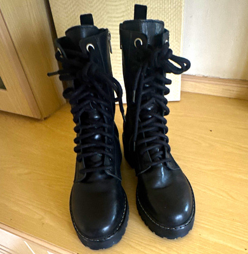 Allsaints black leather - allsaints,