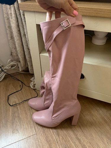 Women pink faux - pink,
