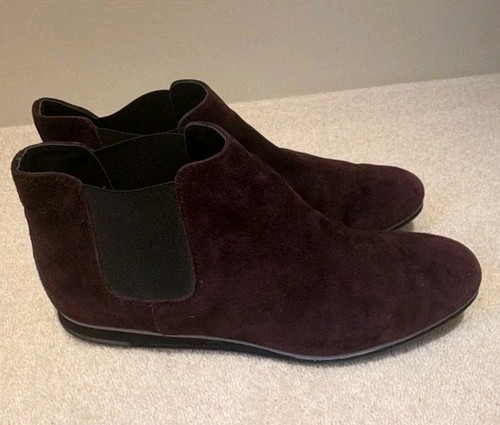 Tod burgundy suede chelsea - tod's,