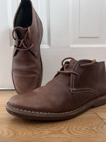 Next tan buckskin boots size - buckskin,