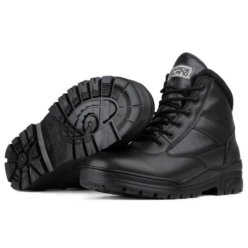 Black all leather - leather, zip