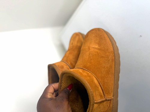 Women brown suede ankle - brown,