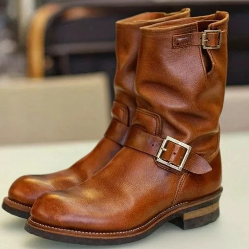 Brown handmade genuine leather - handmade,